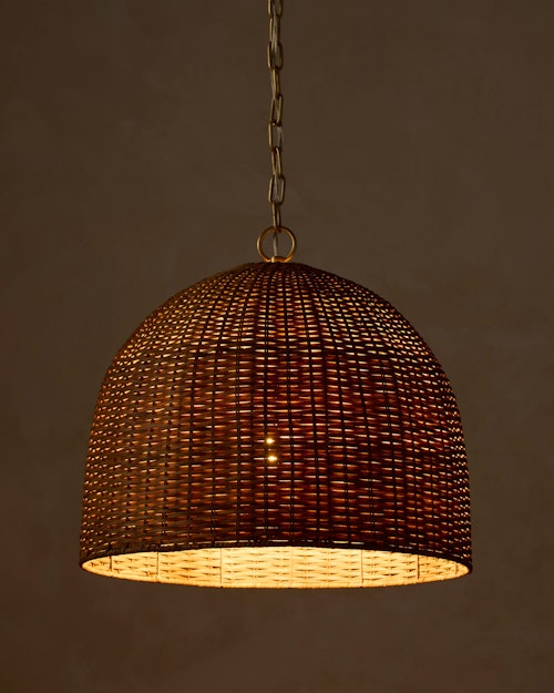 Agatha Rattan Pendant Light