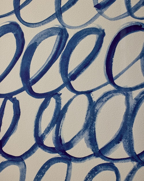 Cursive by Gold Rush Art Co.