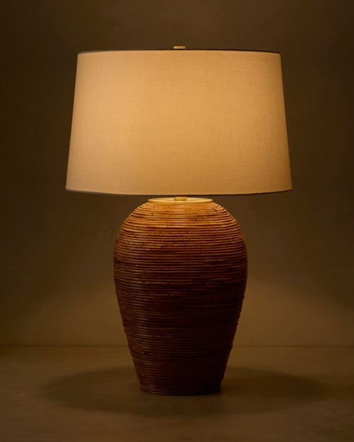 Baptiste Rattan Table Lamp