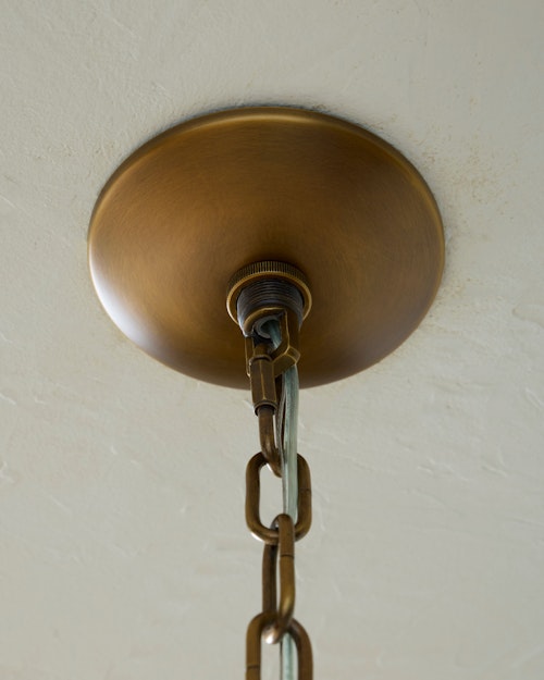 Dora Grass Cloth Pendant Light