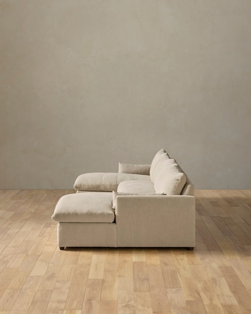 Leighton Track Arm 3-Piece Chaise Sectional