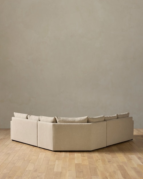 Leighton Track Arm 3-Piece Wedge Sectional