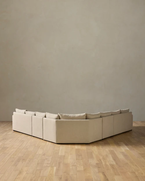 Leighton Track Arm 5-Piece Wedge Sectional