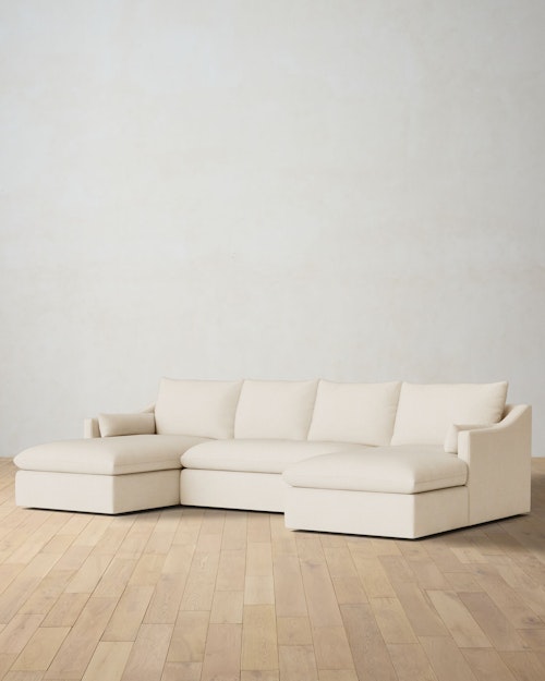Leighton Slope Arm 3-Piece Chaise Sectional