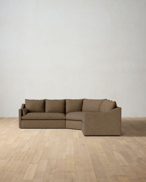 Leighton Slope Arm 3-Piece Wedge Sectional