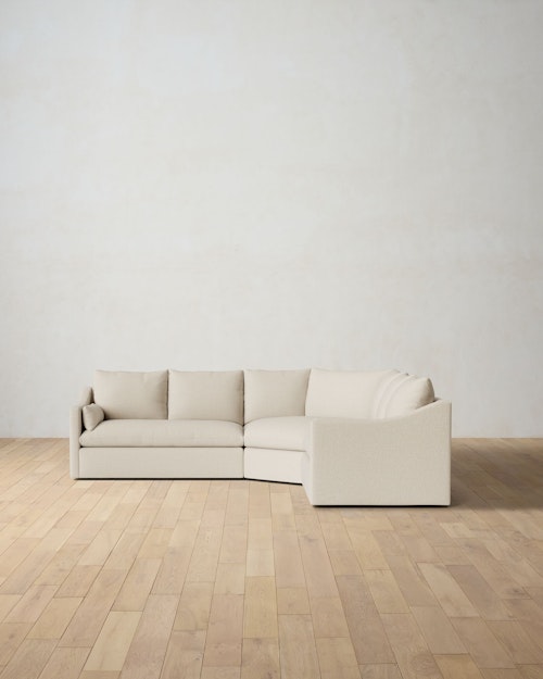 Leighton Slope Arm 3-Piece Wedge Sectional