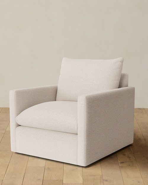 Leighton Track Arm Swivel Chair