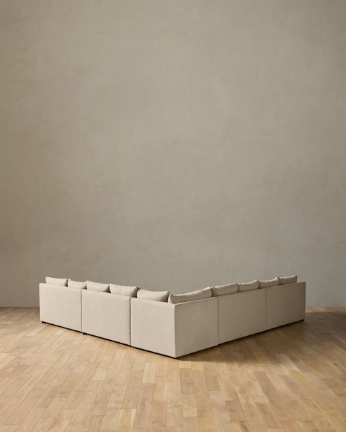 Leighton Slope Arm 5-Piece Grand Corner Sectional