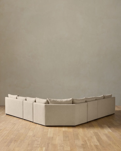 Leighton Slope Arm 5-Piece Wedge Sectional