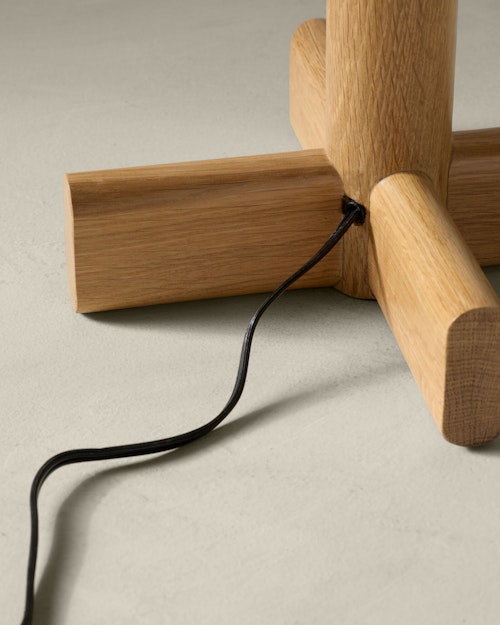 Liesel Oak Table Lamp