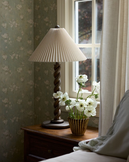 Minerva Wood Table Lamp