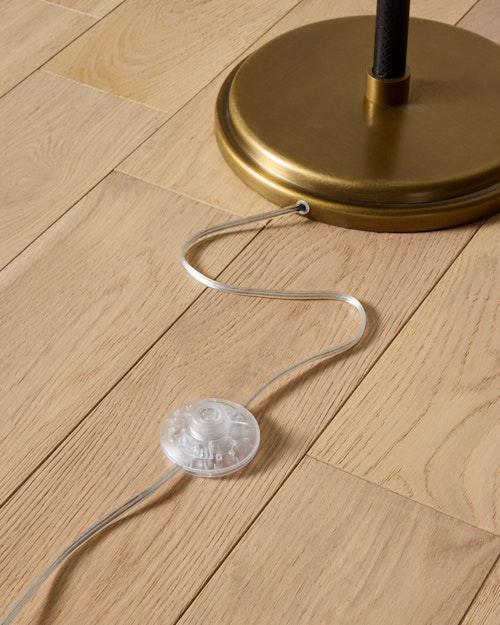 Morison Leather Wrapped Floor Lamp