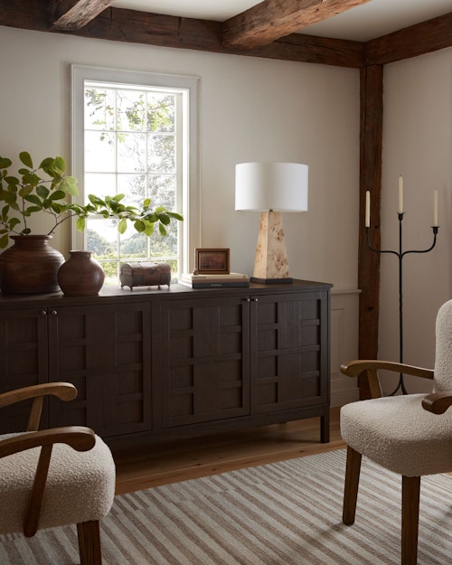 Orana Burl Wood Table Lamp