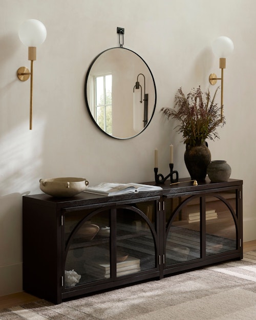 Leto Round Wall Mirror