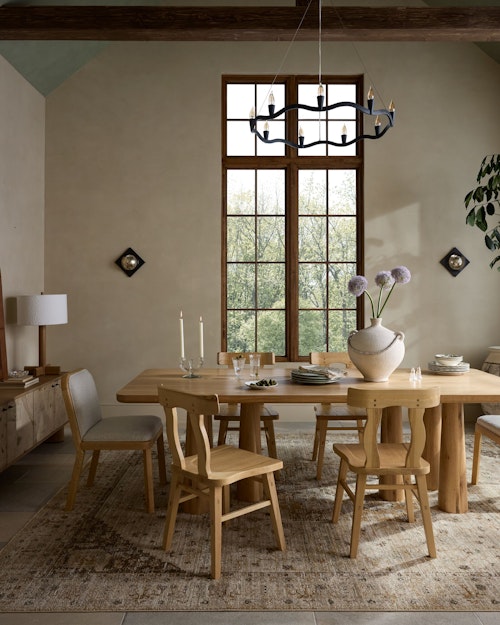 Liesel Oak Table Lamp