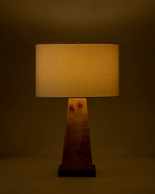 Orana Burl Wood Table Lamp