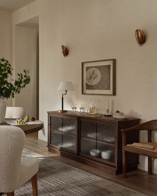 Morison Leather Wrapped Table Lamp