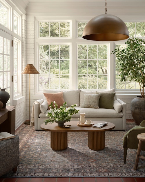 Warren Rattan Floor Lamp