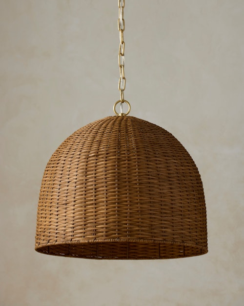 Agatha Rattan Pendant Light