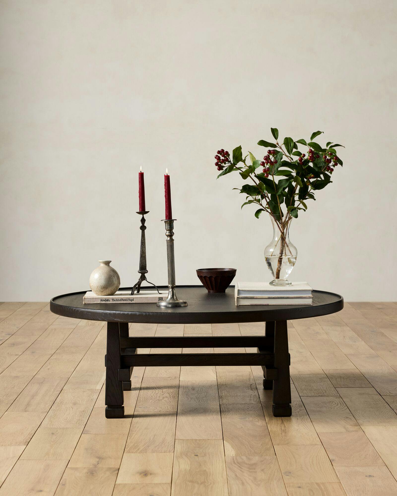 HR752 美品Knot antiques BARK COFFEE TABLE Halsted Coffee Table | Joon Loloi