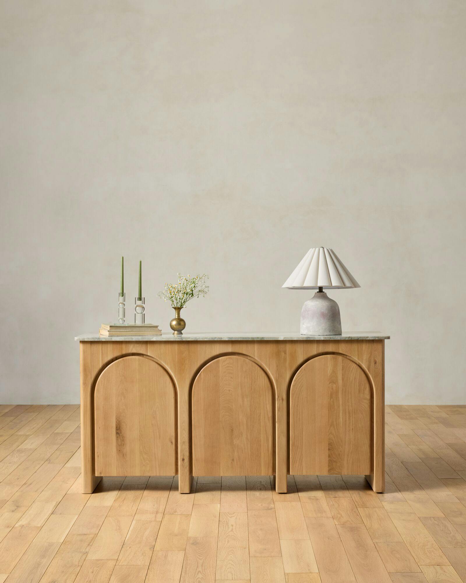 LaSalle Natural Oak Sideboard - Stylish Storage 72"