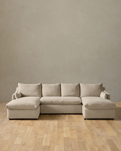 Leighton Slope Arm 3-Piece Chaise Sectional