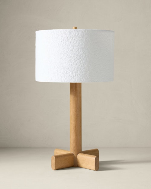 Liesel Oak Table Lamp
