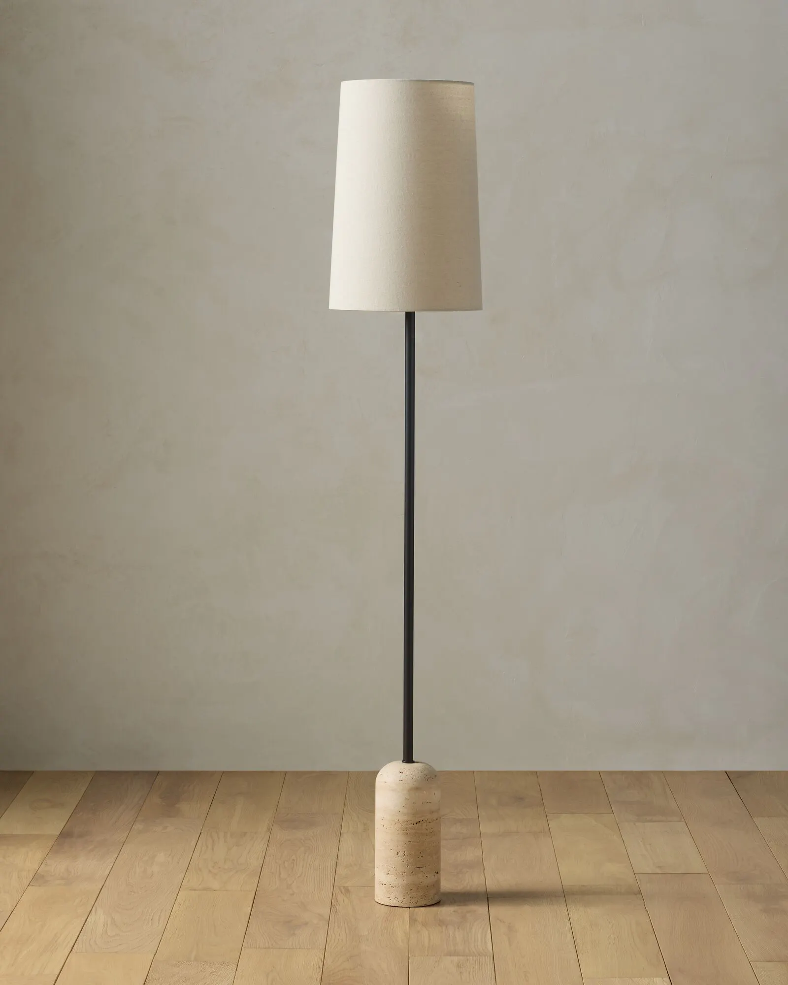 Lito Travertine Floor Lamp | Joon Loloi