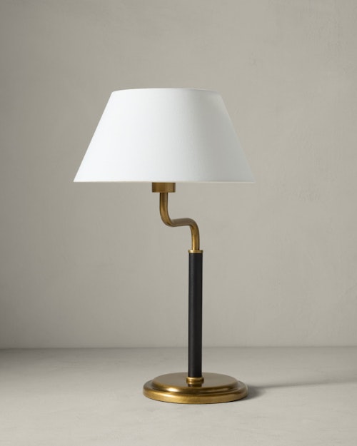 Morison Leather Wrapped Table Lamp
