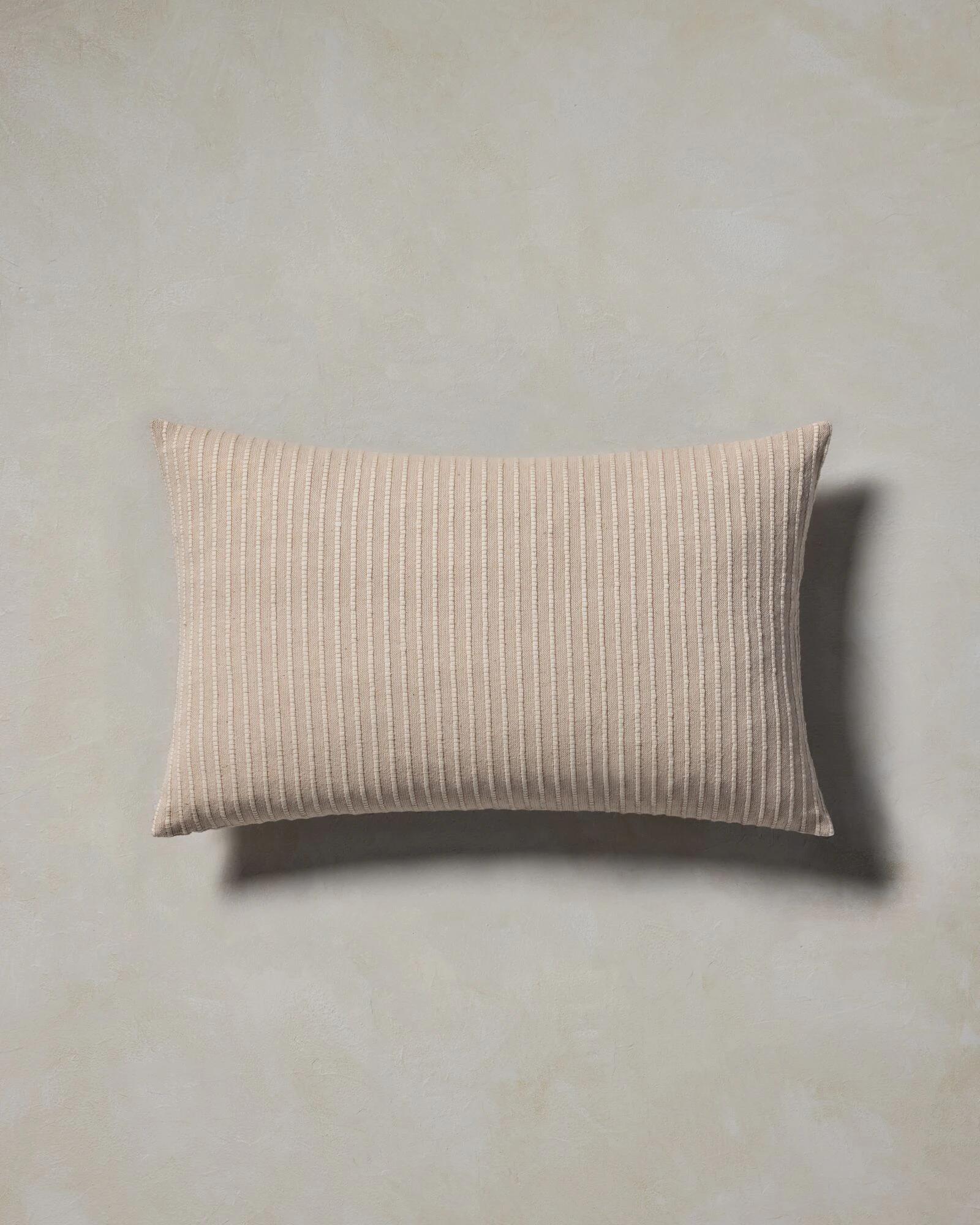 Lone Fox x Joon Loloi Stewart Pillow - Natuarl 13'' x 21'' Lumbar + Insert