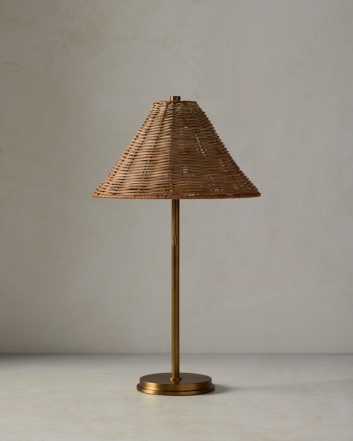 Warren Rattan Table Lamp