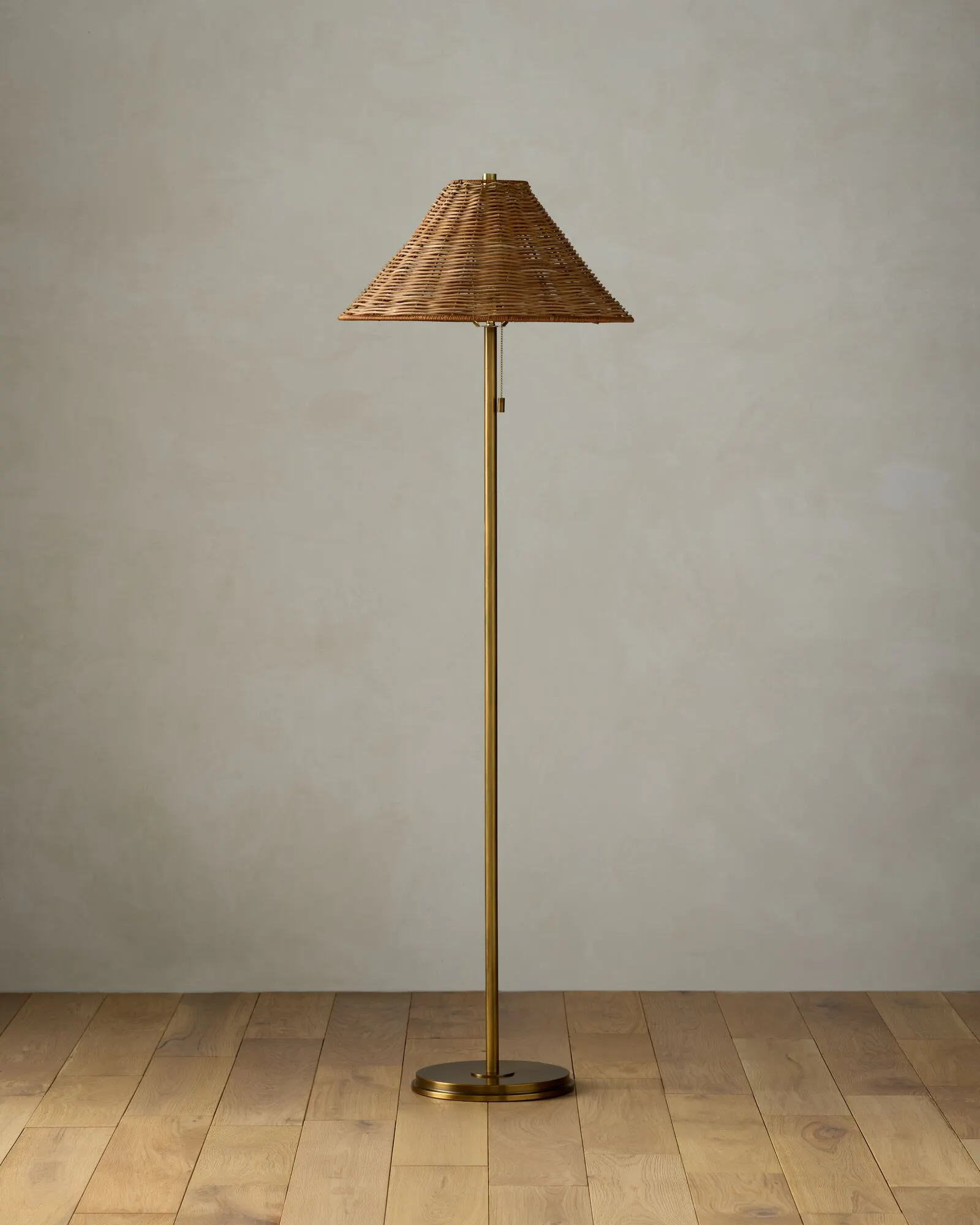 Warren Rattan Floor Lamp | Joon Loloi