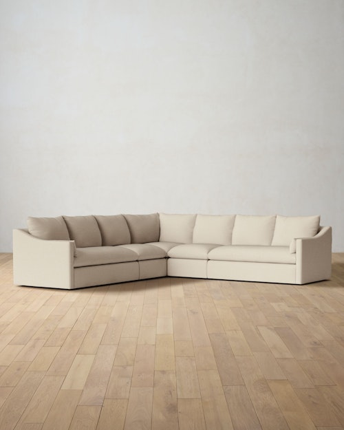 Leighton Slope Arm 5-Piece Corner Sectional